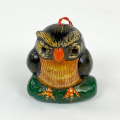 Keramikinė pakabinama apuoko figūra 3×4,5×4,5 cm