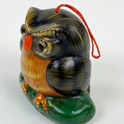 Keramikinė pakabinama apuoko figūra 3×4,5×4,5 cm