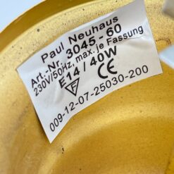 Paul Neuhaus penkių šakų pakabinamas sietynas stiklo gaubtais 53x53x51 cm