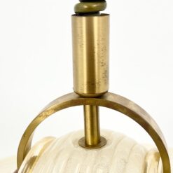 Reguliuojamo aukščio pakabinamas šviestuvas rankų darbo stiklo gaubtu 62x62x52(+67) cm