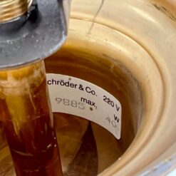 Pakabinamas Schröder and Co žalvario ir krištolo sietynas 42x42x65 cm