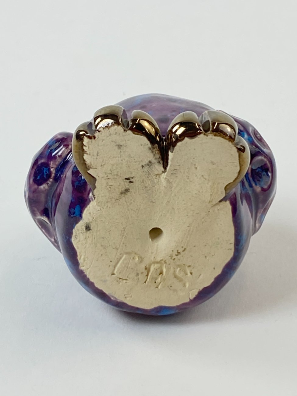 HN1555-keramikines-skulpturos-6 Molinė apuoko statulėlė 5,5×6,5×6 cm