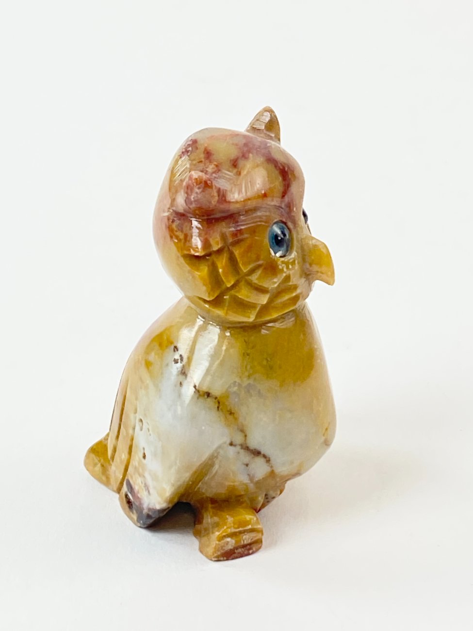 HN1559-kitokios-skulpturos-3 Apuoko statulėlė iš akmens 3,5×3,5×5 cm