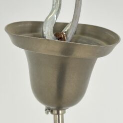 Pakabinamas Hillebrand-Leuchten šviestuvas odiniu gaubtu 45x45x131 cm