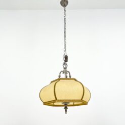 Pakabinamas Hillebrand-Leuchten šviestuvas odiniu gaubtu 45x45x131 cm