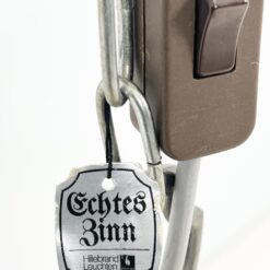 Pakabinamas Hillebrand-Leuchten šviestuvas odiniu gaubtu 45x45x131 cm