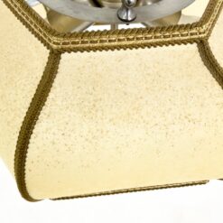 Pakabinamas Hillebrand-Leuchten šviestuvas odiniu gaubtu 45x45x131 cm