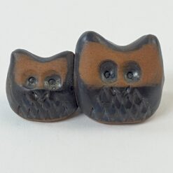 Molinė dviejų apuokų statulėlė 2,5x6x2,5 cm