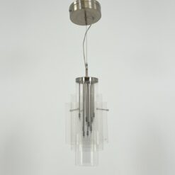 Pakabinamas IKEA Stöllet šviestuvas su plastiko gaubtu 21x21x86 cm