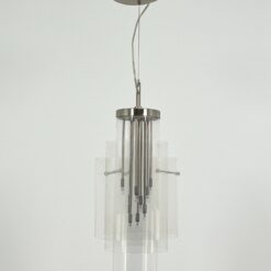 Pakabinamas IKEA Stöllet šviestuvas su plastiko gaubtu 21x21x86 cm