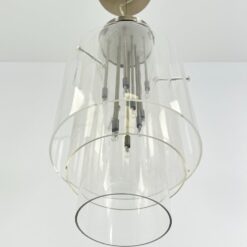 Pakabinamas IKEA Stöllet šviestuvas su plastiko gaubtu 21x21x86 cm