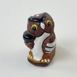 Molinė apuoko statula su glazūra 5x4x5,5 cm