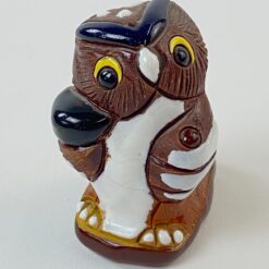 Molinė apuoko statula su glazūra 5x4x5,5 cm