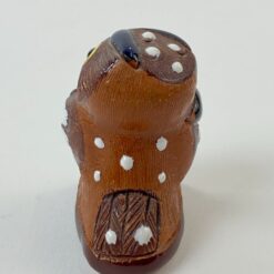 Molinė apuoko statula su glazūra 5x4x5,5 cm