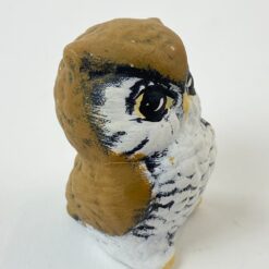 Keramikinė apuoko statula 4x4x5,5 cm