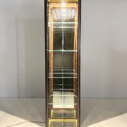 Itališka vitrina su apšvietimu ir ratukais 40,5×40,5×162,5 cm