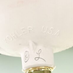 Dviejų stalčių ir praustuvų su maišytuvais vonios komoda su veidrodžiu 58x170x255 cm