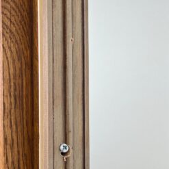 Dviejų stalčių ir praustuvų su maišytuvais vonios komoda su veidrodžiu 58x170x255 cm