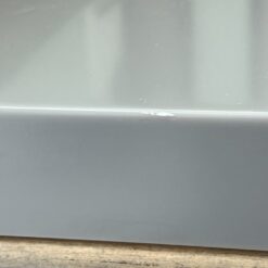 Dviejų stalčių ir praustuvų su maišytuvais vonios komoda su veidrodžiu 58x170x255 cm