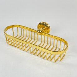 Žalvarinė, sieninė, pakabinama lentyna 13×27,5×8 cm