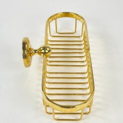 Žalvarinė, sieninė, pakabinama lentyna 13×27,5×8 cm