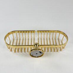 Žalvarinė, sieninė, pakabinama lentyna 13×27,5×8 cm