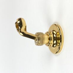 Dušo žarnos žalvarinis, sieninis laikilis 9x6,5x6,5 cm