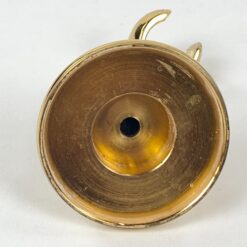 Dušo žarnos žalvarinis, sieninis laikilis 9×6,5×6,5 cm