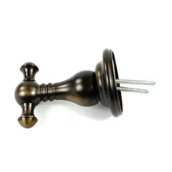 Bronzinis dvigubas kabliukas 8x6x5 cm