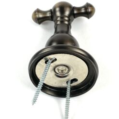 Bronzinis dvigubas kabliukas 8x6x5 cm