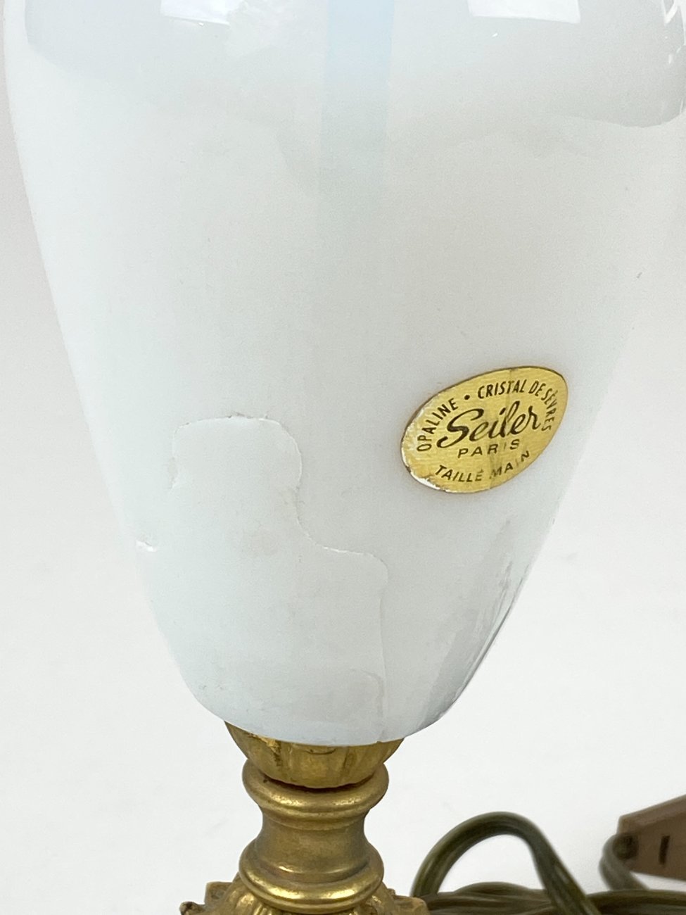 DK0424-staliniai-sviestuvai-10 Žalvarinis “Gerjon” stalinis šviestuvas su “Seiler” krištolu 9x9x29,5 cm