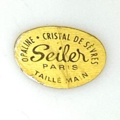 Žalvarinis “Gerjon” stalinis šviestuvas su “Seiler” krištolu 9x9x29,5 cm