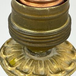 Žalvarinis “Gerjon” stalinis šviestuvas su “Seiler” krištolu 9x9x29,5 cm