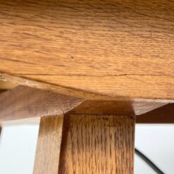 Ąžuolinis išskleidžiamas valgomojo stalas 96×175+(2×59)x75,5 cm