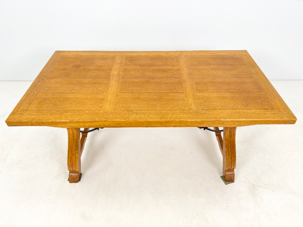 DP0277-stalai-5 Ąžuolinis išskleidžiamas valgomojo stalas 96×175+(2×59)x75,5 cm