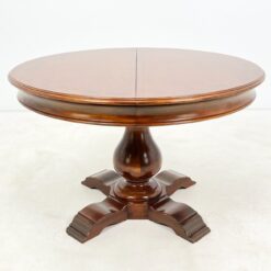 Apvalus išskleidžiamas valgomasis stalas 118x118(+40,5)x76 cm