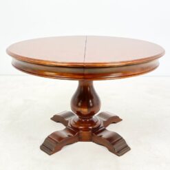 Apvalus išskleidžiamas valgomasis stalas 118×118(+40,5)x76 cm