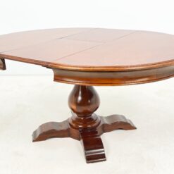 Apvalus išskleidžiamas valgomasis stalas 118×118(+40,5)x76 cm