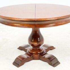 Apvalus išskleidžiamas valgomasis stalas 118×118(+40,5)x76 cm