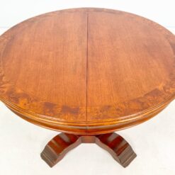 Apvalus išskleidžiamas valgomasis stalas 118×118(+40,5)x76 cm