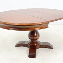 Apvalus išskleidžiamas valgomasis stalas 118×118(+40,5)x76 cm