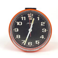 Vintažinis "Jerger Wecker Kugel" pastatomas laikrodis 8,5x11x10 cm