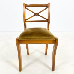 Riešutmedžio rėmo kėdė su gobelenu 42x49x84,5 cm, 50 cm