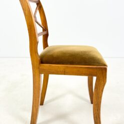 Riešutmedžio rėmo kėdė su gobelenu 42x49x84,5 cm, 50 cm