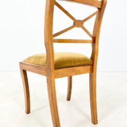 Riešutmedžio rėmo kėdė su gobelenu 42x49x84,5 cm, 50 cm