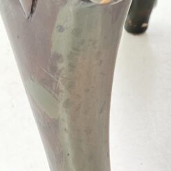 Raudonmedžio staliukas su dvejais stalčiukais 90x149x51,5 cm