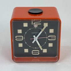 Vintažinis “Lumen J” stalinis laikrodis su žadintuvu 8,5x11x11,5 cm