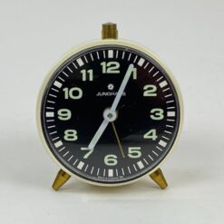 Vintažinis stalinis “Junghans” laikrodis – žadintuvas 4×6,5×8 cm