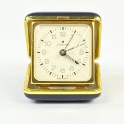 Vintažinis Junghans kišeninis laikrodis su žadintuvu 8×7,5×3,5 cm