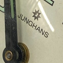 Vintažinis Junghans kišeninis mechaninis laikrodis su žadintuvu 8,5x8x3 cm